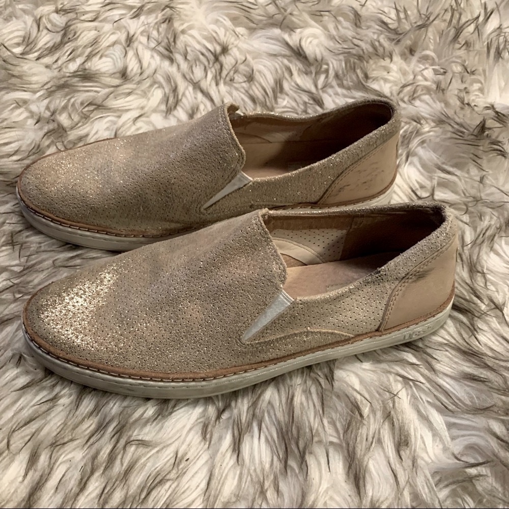 Gold Ugh Shoes